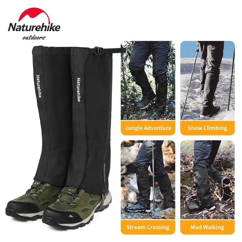 Naturehike – guêtres chauffe-jambes imperméables pour chaussures d'escalade, guêtres de neige pour r