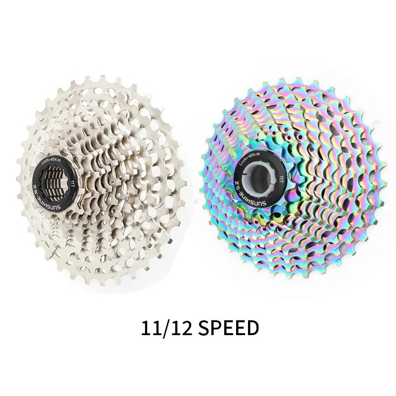 Stalshine-Cassette de vélo de route SLR ultralégère, pignon de vélo coloré, roue libre, K7 Gravel HG