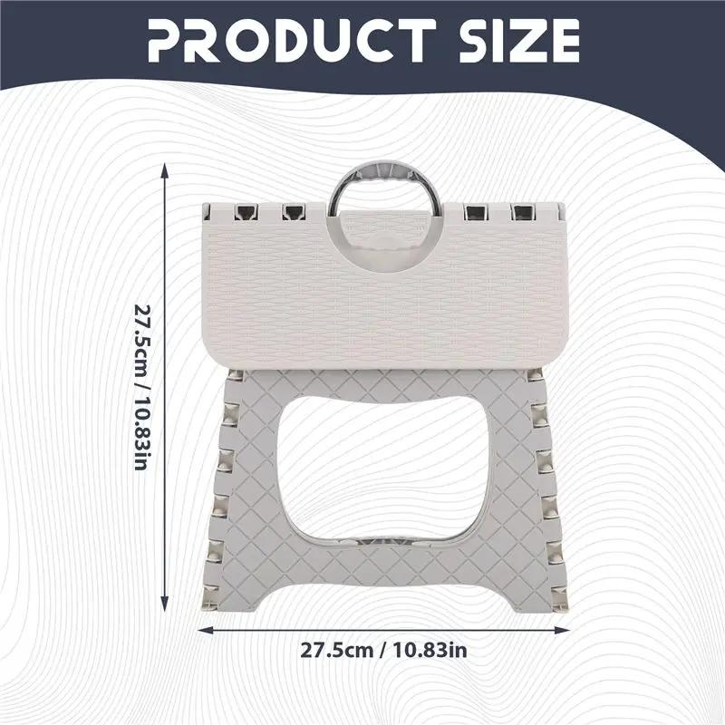 ABKJ-Tabouret pliant – Portable, petite taille pour un rangement facile, facile à utiliser pour les