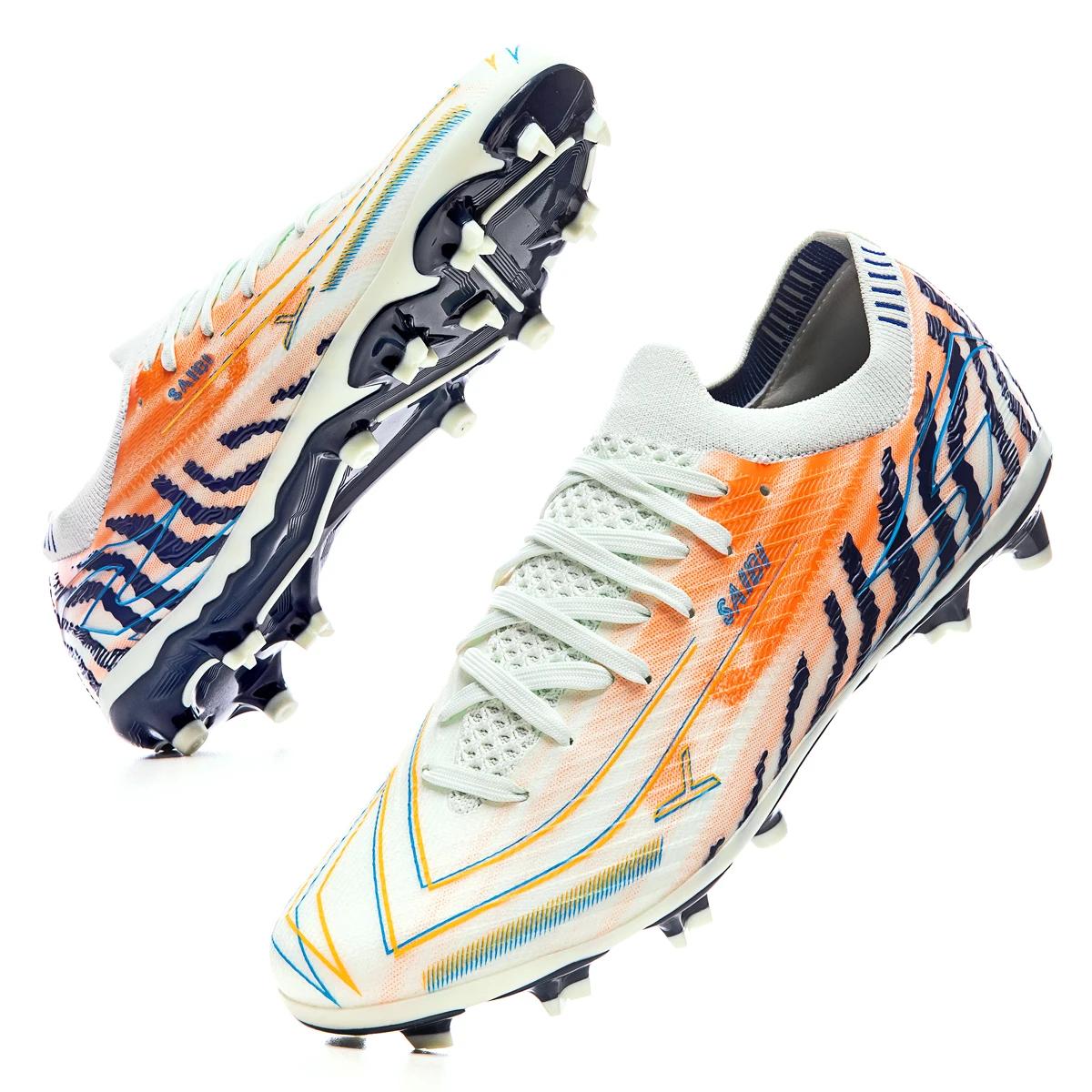 Nouvelles chaussures de Football pour adultes pour hommes bottes antidérapantes AG/FG chaussures de