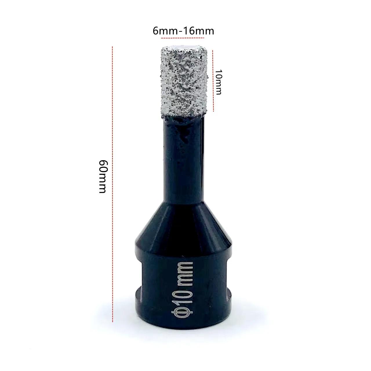 Mèches de perçage diamantées à sec, 1 pièce, coupe-trou pour carrelage en céramique, forets pour gra