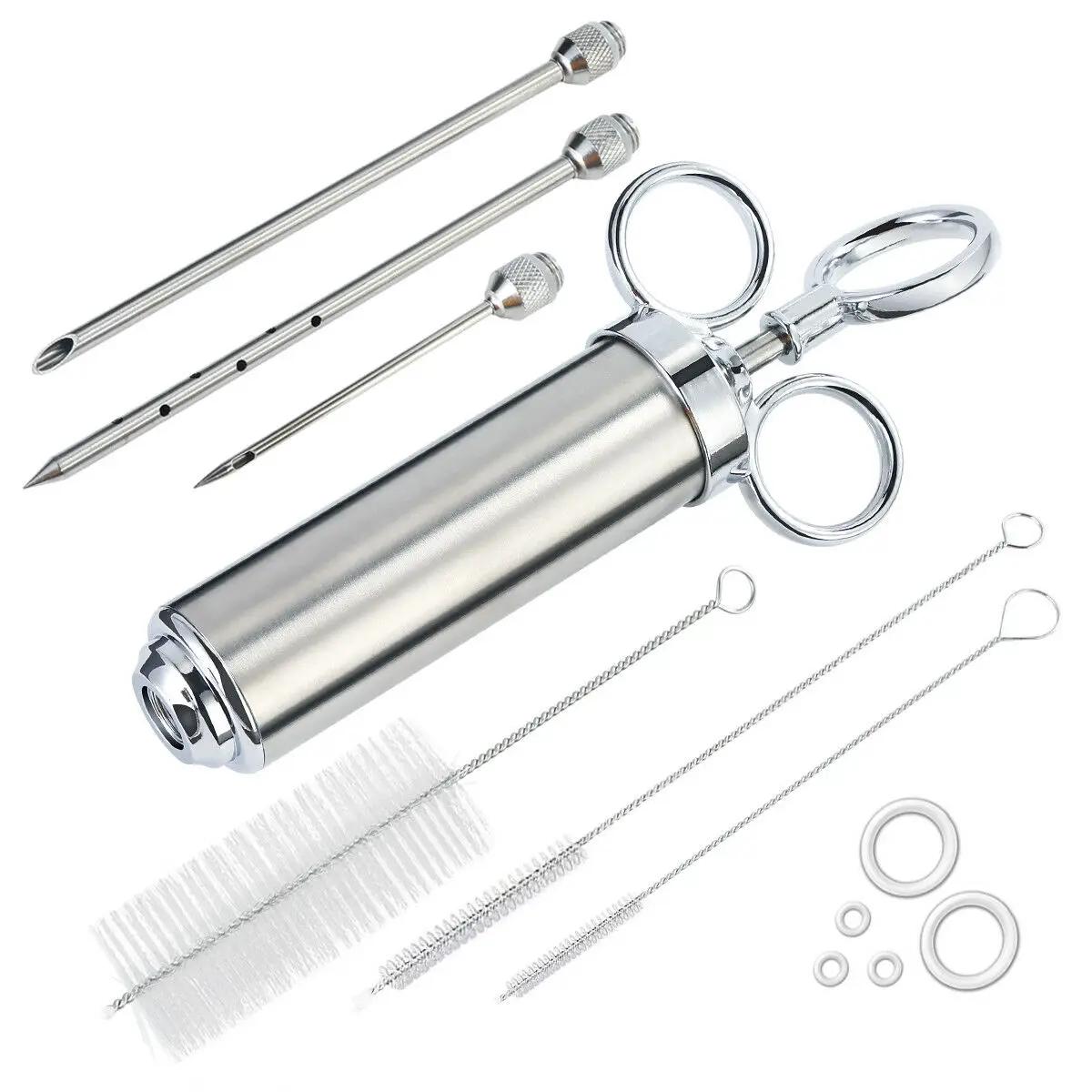 Kit d'Injecteurs d'Assaisonnement pour la Viande à la MDF ade, Injecteurs de Viande Urkey, Seringue