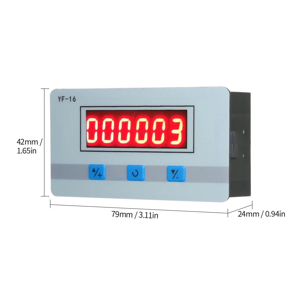 Mini module de compteur numérique LED, totalisateur électronique DC/AC5V ~ 24V avec interface de sig
