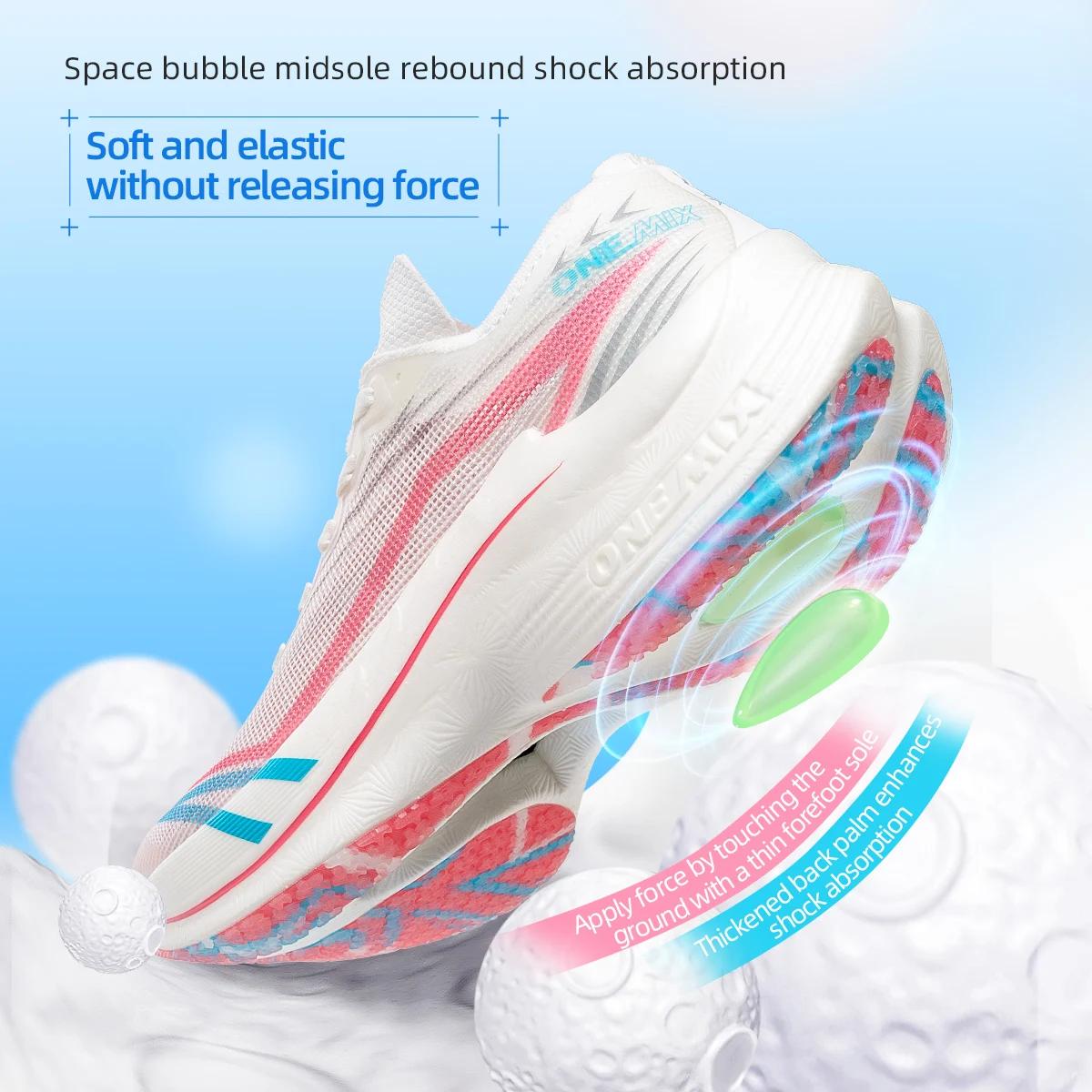 Chaussures de course professionnelles anti-dérapant homme ONEMIX - Baskets ultra-légères rebond étudiant sport
