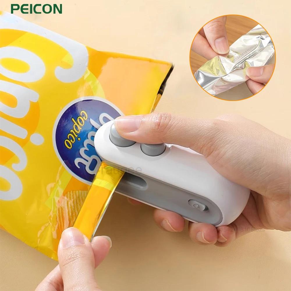 Mini banc thermoscellant 2 en 1, sac de rangement pour aliments en plastique GT, sac à clip aste par