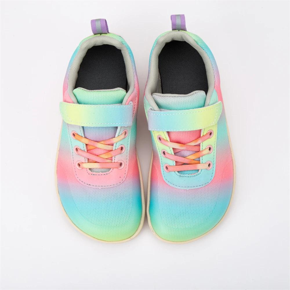Chaussures pieds nus pour enfants ZZFABER, chaussures décontractées souples pour filles et garçons,