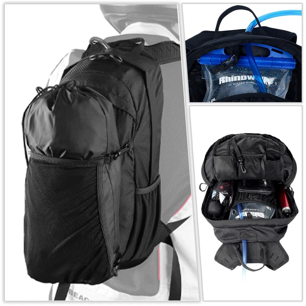Bal inowalk-Sac à dos d'équitation de moto, sac à eau de grande capacité, sac de course de camping s