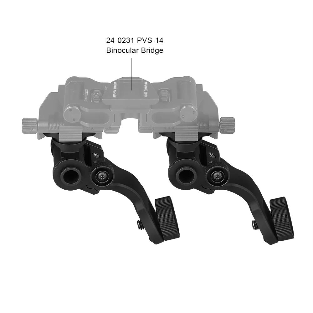 Adaptateur de support de casque tactique en métal J Arm NVG pour Airsoft Pvs 14 lunettes de Vision n