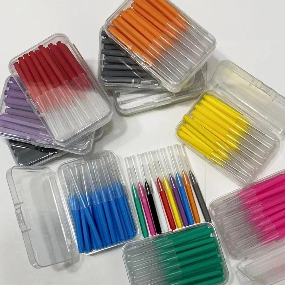 Brosses Interdentaires pour le Nettoyage Orthodontique, Micro Brosses Souples, entre les Dents, Livr