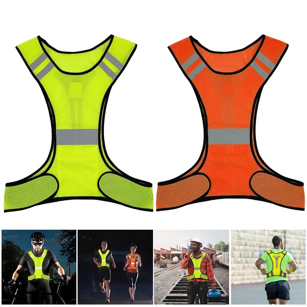 Gilet réfléchissant de sécurité respirant, léger et réglable pour hommes et femmes, équitation de nu