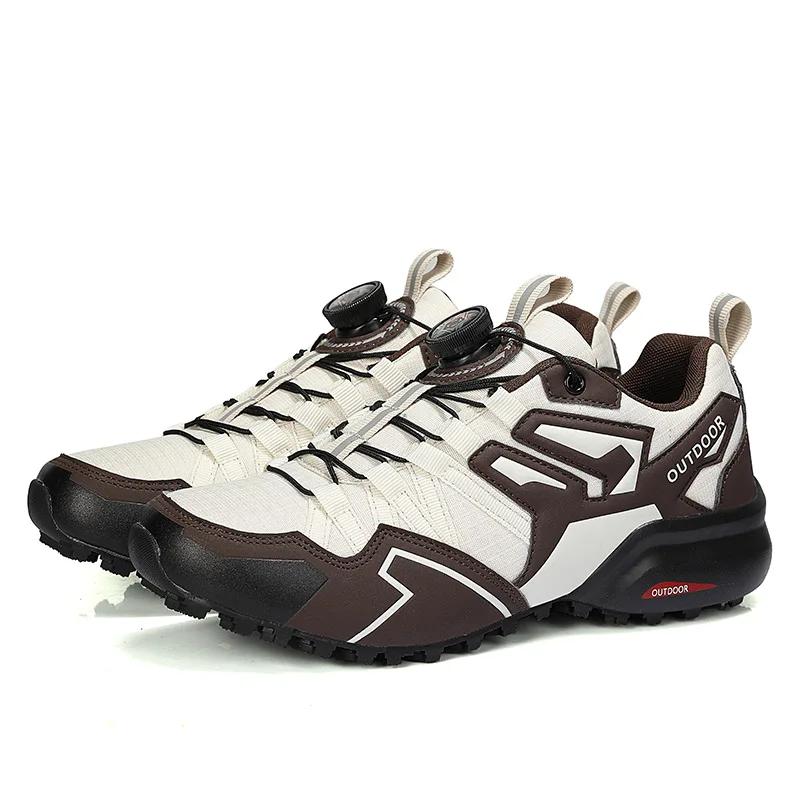 Chaussures d'extérieur pour hommes, chaussures de sport d'alpinisme, en maille respirante, de cyclis