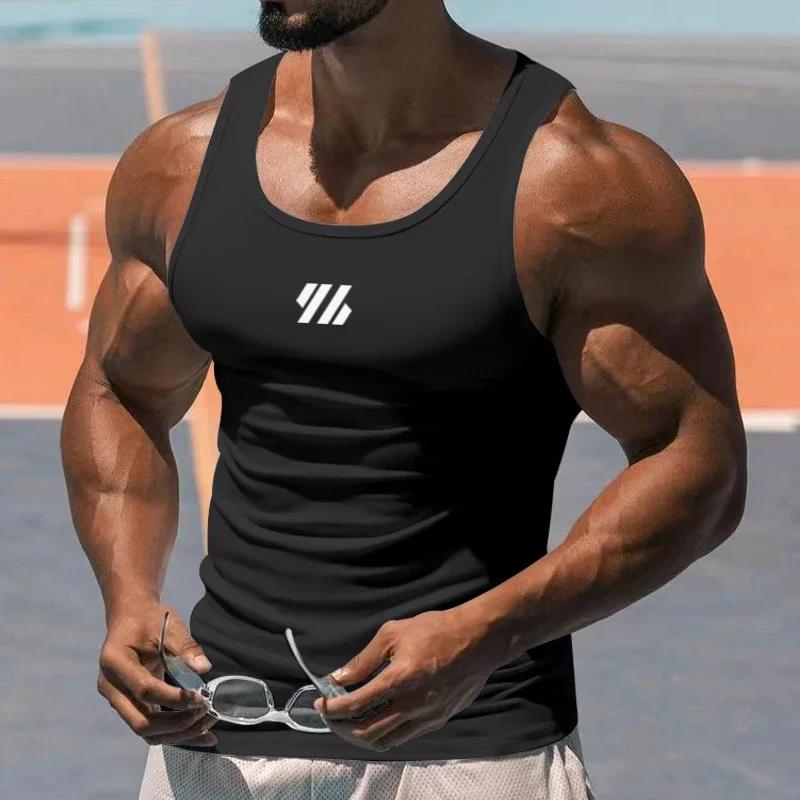 Chemise de sport respirante pour hommes - Vêtement fitness été léger et élastique