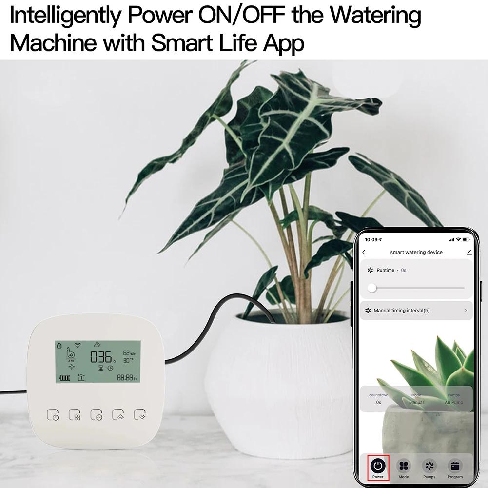 Machine d'arrosage intelligente WiFi Tuya, système d'irrigation automatique à Micro-goutte, système
