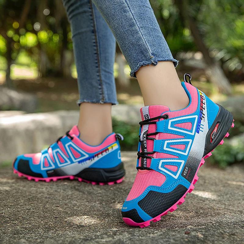 Chaussures de randonnée imperméables pour femmes chaussures de sport de plein air chaussures de spor