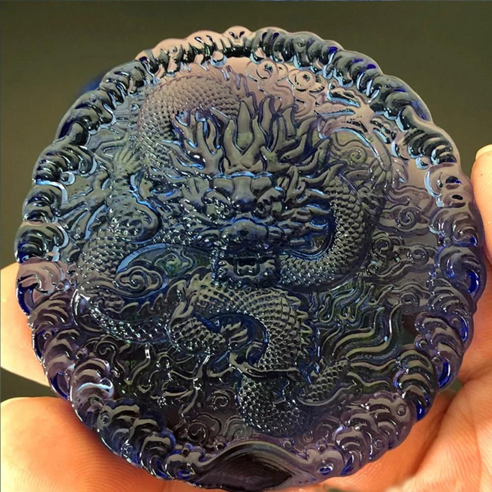Dragon King Mandala cristal Mani pierre offres bouddhistes tibétaines Mantra à Six caractères offres