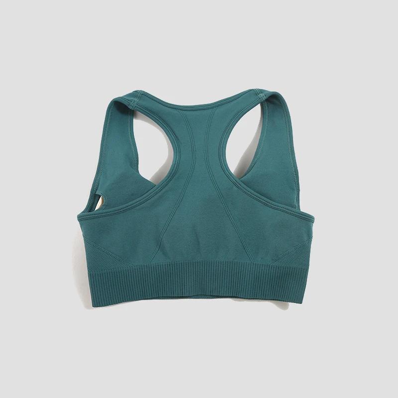 Soutien-gorge push-up rembourré femme sport yoga gym fitness entraînement