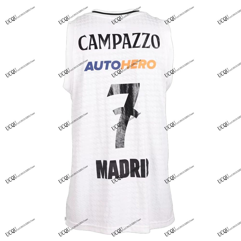 2025-26 Sergio Llull # Maillot de basket-ball 23/7/11/22, T-Shirt imprimé en 3D, Kit de Match d'espa
