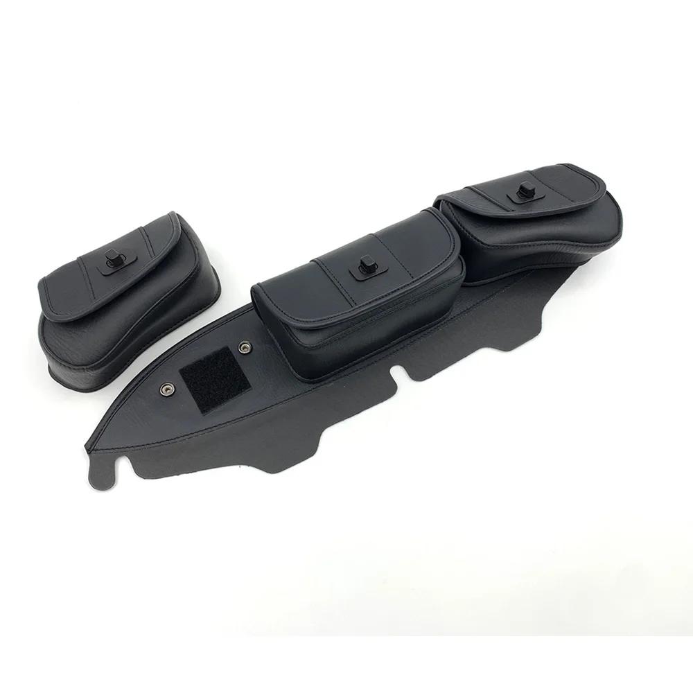 Sac de carénage Batwing pour pare-brise de moto à 3 poches, pour Harley Electra Street Glide Touring