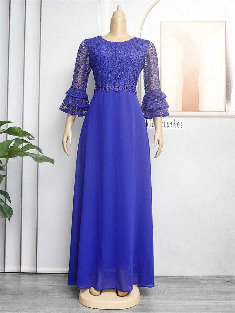 Robe de soirée pour femmes, tenue Dashiki, robe maxi, robe de soirée africaine Dubaï, vêtements de m