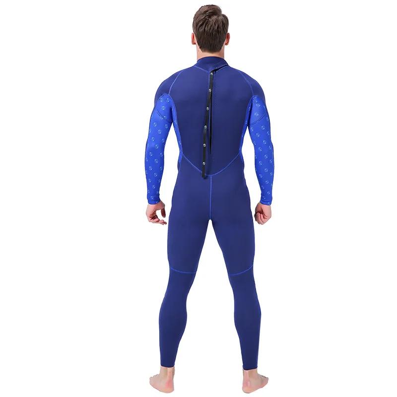Combinaison de plongée en néoprène pour hommes et femmes, 2mm, fermeture à glissière arrière, plongé