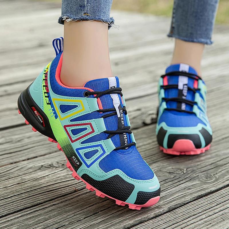 Chaussures de randonnée imperméables pour femmes chaussures de sport de plein air chaussures de spor