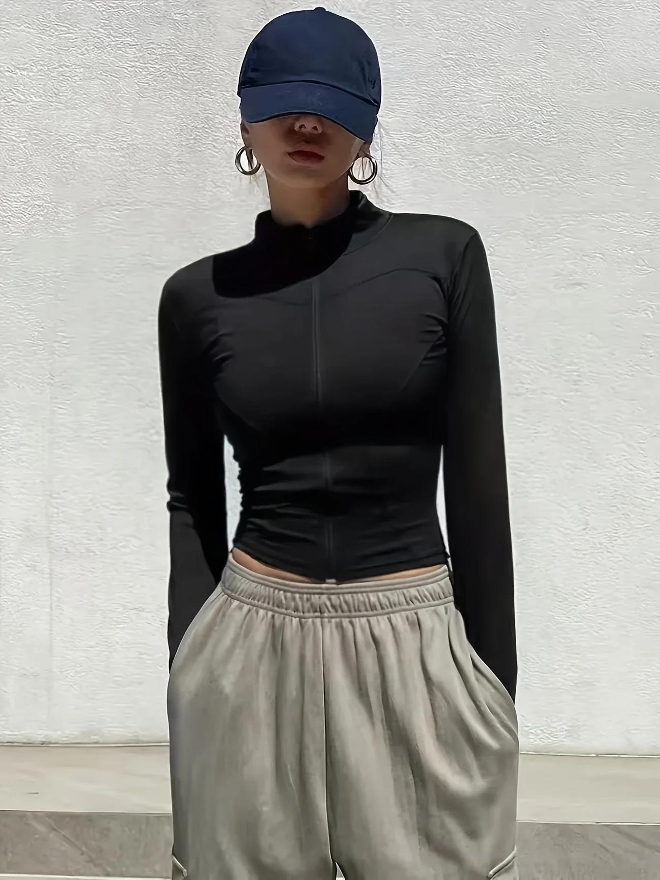Veste de sport Pilates d'automne 2025 à séchage rapide pour femme – Idéal pour les entraînements de