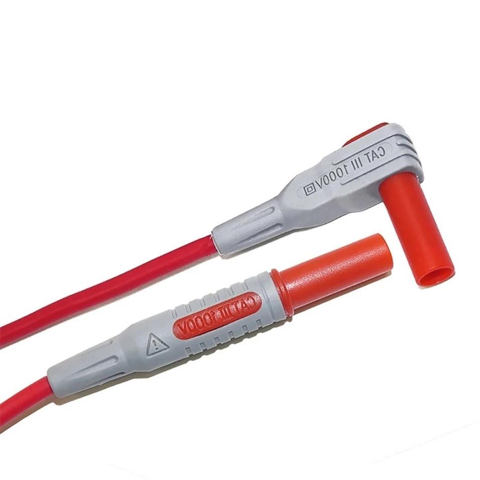 Cleqee P1032 p1033 câble de Test multimètre moulé par Injection 4mm ligne de Test de fiche banane câ