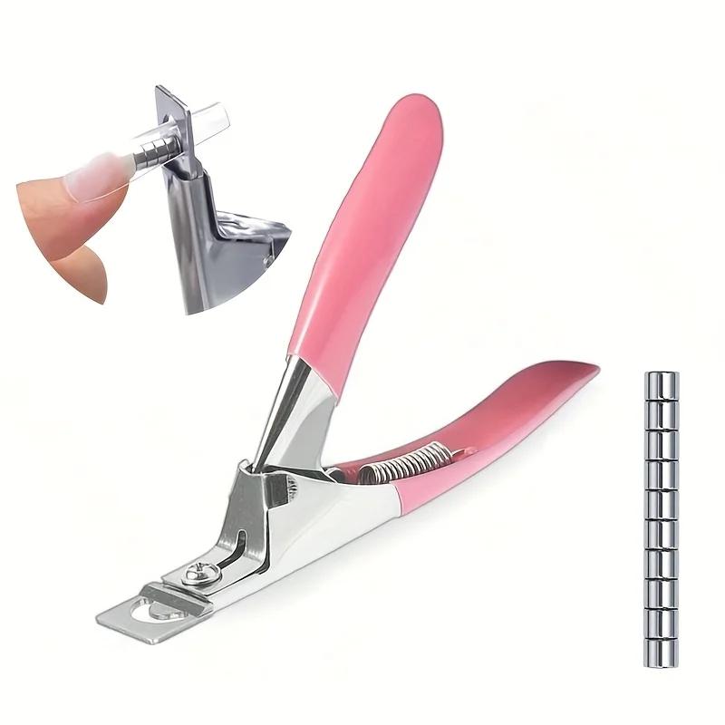 Coupe-ongles en acrylique avec 15 aimants, coupe-ongles longs en Gel acrylique, pointes réglables en