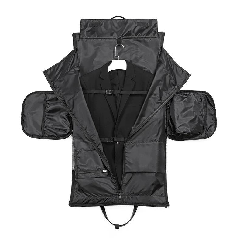 OZUKO-Sac à vêtement multifonction pour hommes, sac de voyage imperméable, grande capacité, poche po