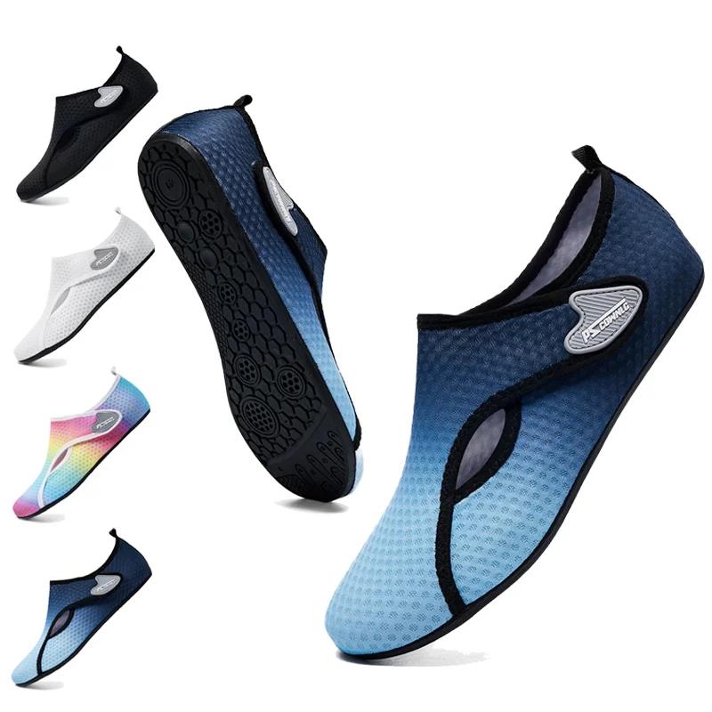 Hommes femmes chaussures d'eau sport plage natation chaussettes anti-dérapant Fitness gymnase Yoga d