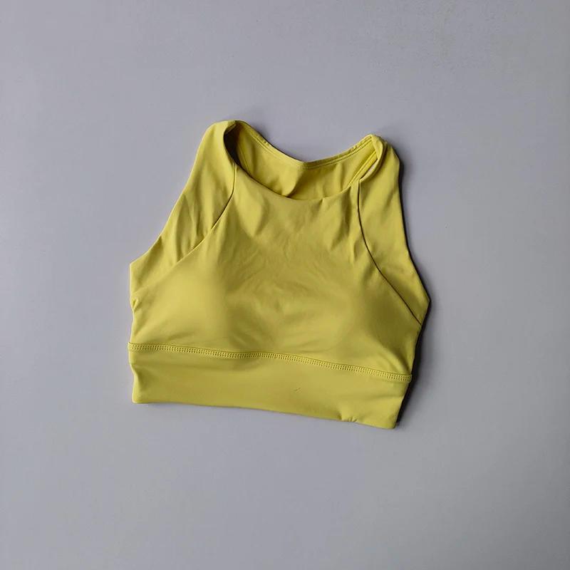 Soutien-gorge de Yoga pour femmes, Fitness, soutien-gorge de gymnastique à fort Impact, coussinet pu