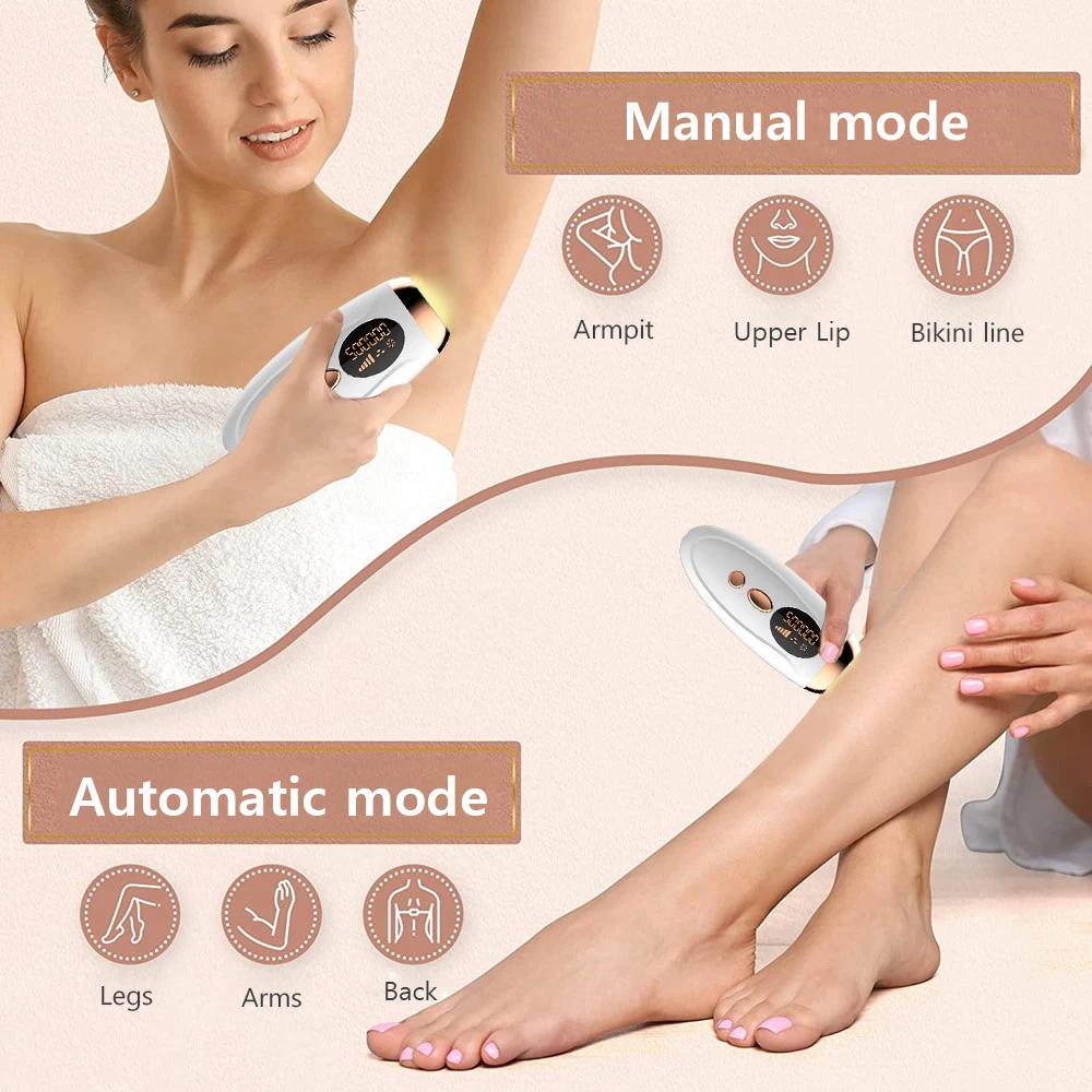 999999 Flashes épilateur Laser pour femmes hommes corps Bikini jambes bras aisselles épilation ind