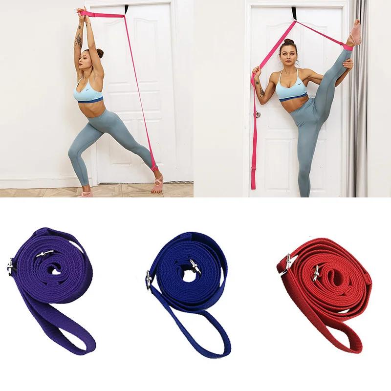 Sangle d'étirement jambe flexibilité - Porte, yoga, ballet et entraînement féminin