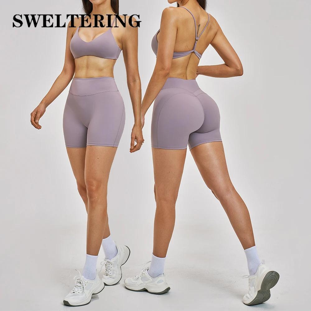 Ensemble de yoga pour femme, survêtement de sport, vêtements de fitness, legging taille haute, tenue