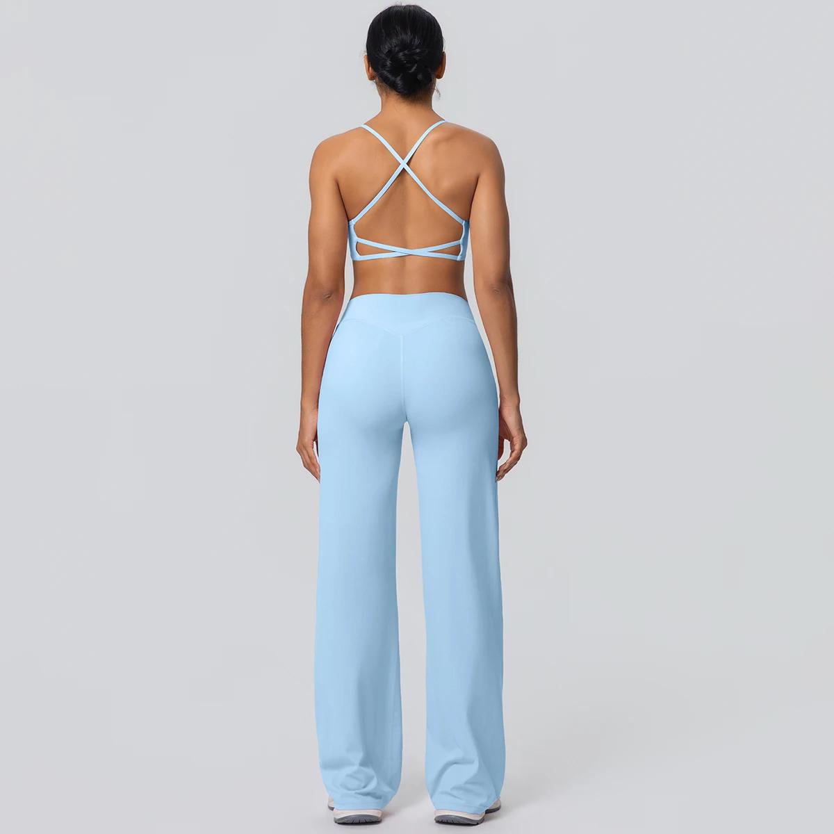 Costume de sport de Yoga pour femmes, beau dos Sexy, sous-vêtements de Yoga avec coussinet de poitri
