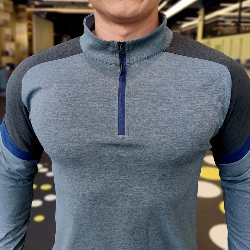 Sweat-shirt de compression pour homme - Respirant et élastique pour le jogging