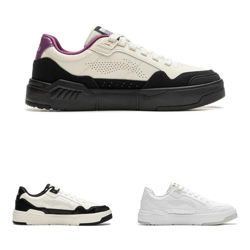 Li-Ning COMMON 80s – chaussures de style de vie pour femmes, chaussures de sport à double coussin, c