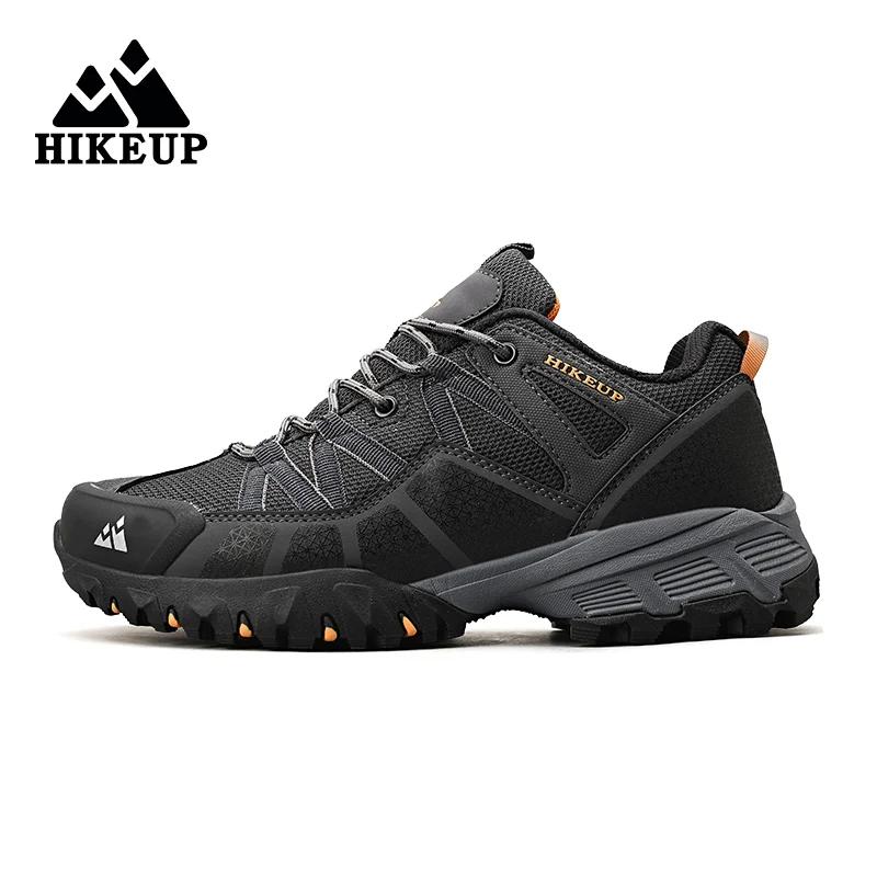 HIKEUP respirant amorti antidérapant baskets hommes chaussures de randonnée course Trekking baskets