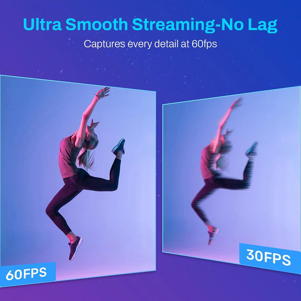 Webcam 4K caméra Web en Streaming 1080P 60FPS EMEET S600 USB ordinateur/caméra pour ordinateur porta