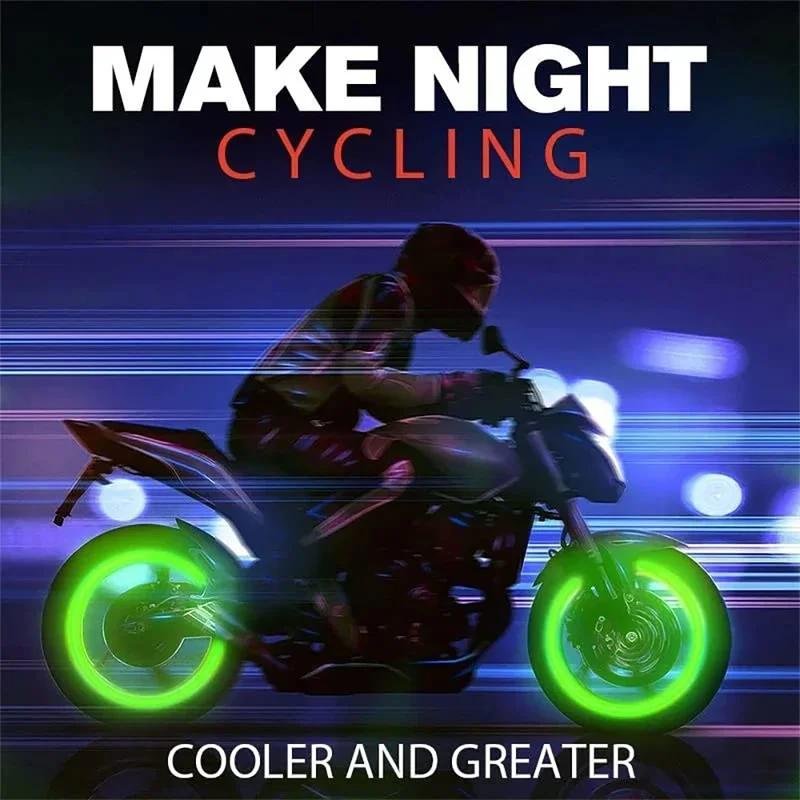 Bouchons de Valve de pneu de roue de moto, lumineux nocturne, décors pour Yamaha R7 Quad, accessoire