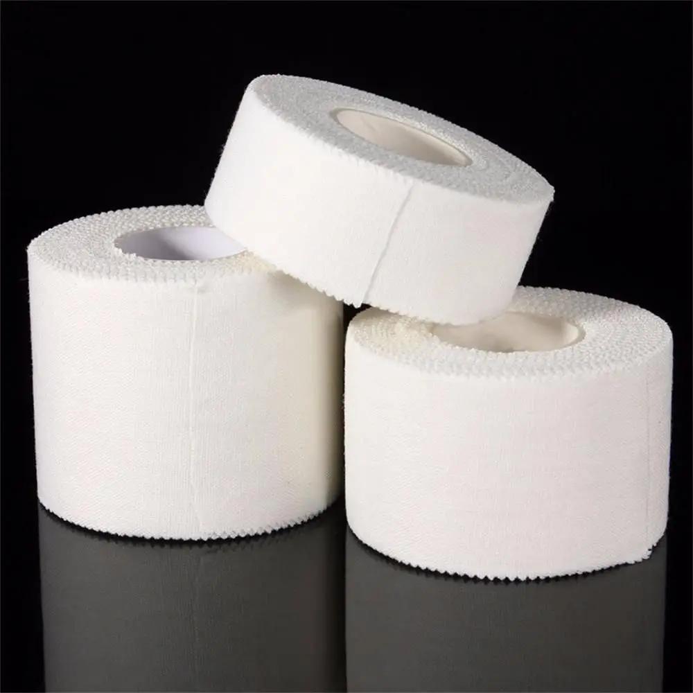 Rouleau de ruban adhésif médical en coton, 12.5/25/50mm, qualité supérieure, étanche, pour Sport, Ph