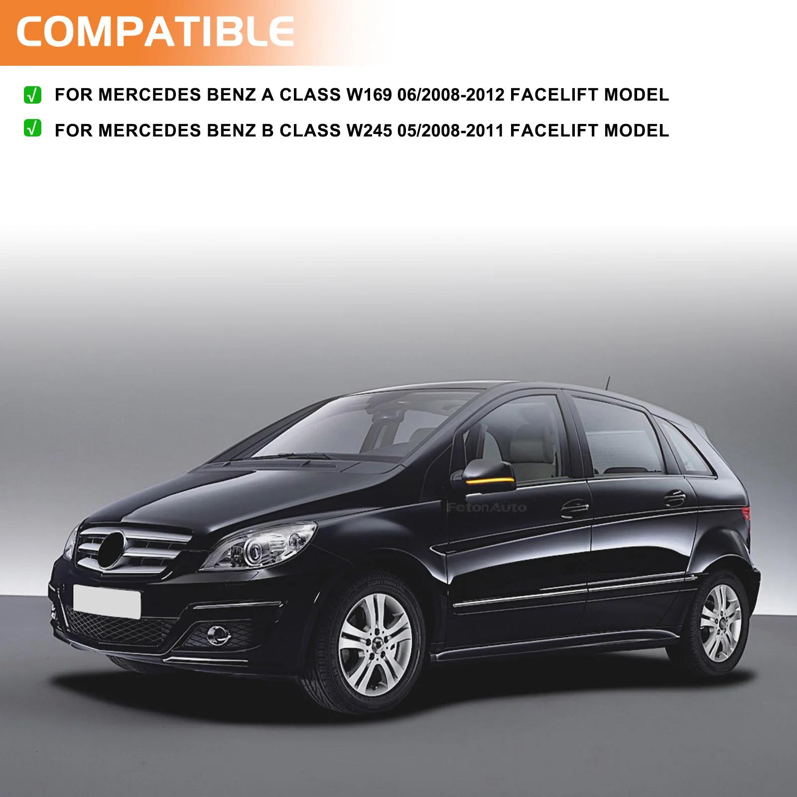 Pour Mercedes Benz classe A B W169 W245 Faceelift LED rétroviseur latéral dynamique clignotant lampe