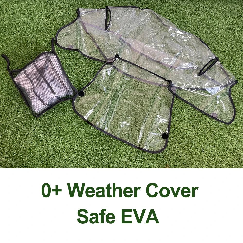 KID COLU ® Accessoires de poussette pour bébé, housse de pluie, housse EVA étanche, Compatible ave