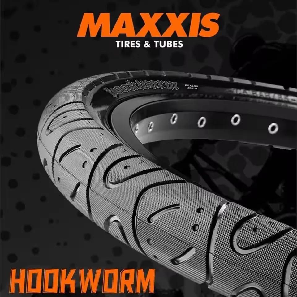 MAXXIS Hookworm 26x2.5 pneu de vélo BMX fil perle pneu de pneu pour Street Park vert Flatland 26 27.