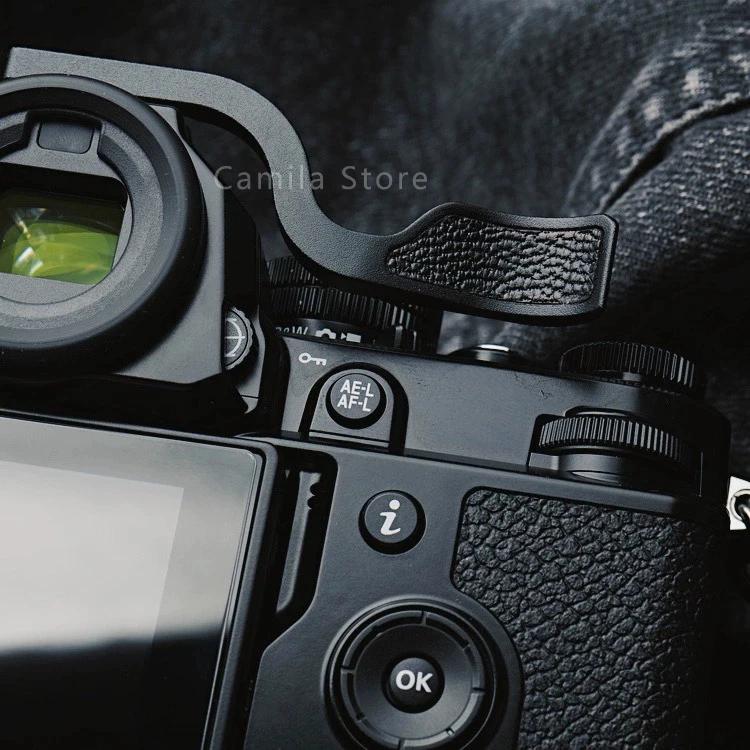 Poignée en métal pour appareil photo Nikon Zf Z-f, avec accessoires de protection en cuir