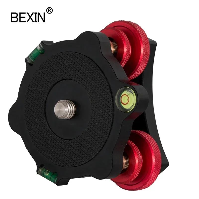 BEXIN LP64 ajusteur de niveau en alliage d'aluminium réglage de bulle d'équilibre adaptateur de tête