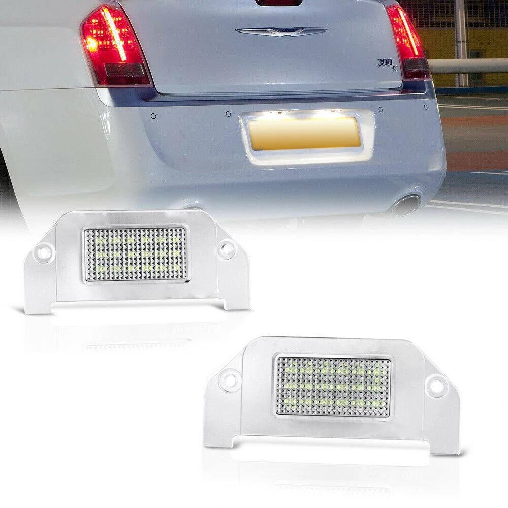 Ensemble d'éclairage de plaque d'immatriculation LED SMD complet, blanc pur, LH + RH pour 05-14, fus