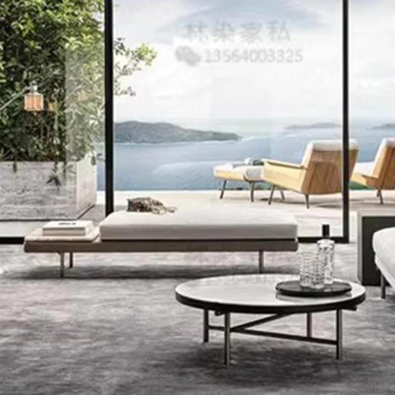 Pouf doux escabeau Salon nordique design hôtel luxe mode gain de place pied Tabouret chambre décor T