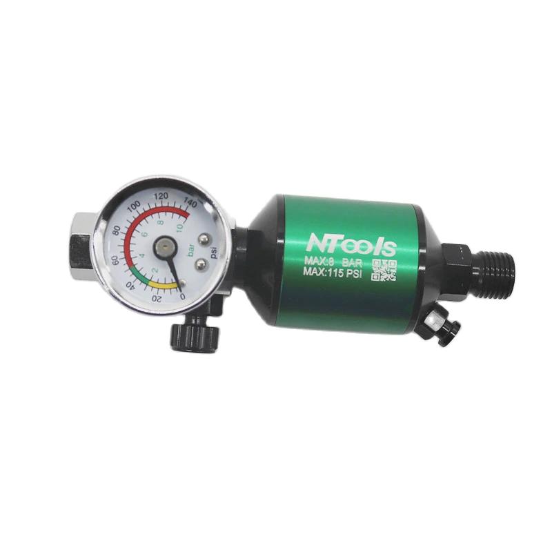 Régulateur d'air avec filtre à Air, pistolet de pulvérisation, jauge de régulateur d'air, piège à ea