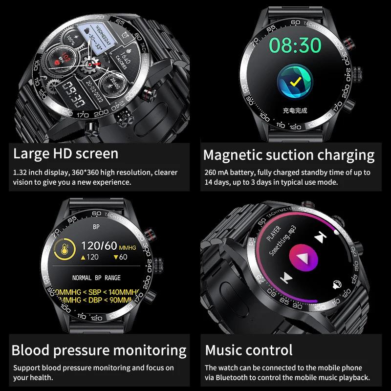 LIGE-Montre intelligente à écran HD AMOLED pour homme, appel Bluetooth, bracelet étanche IP67, entiè